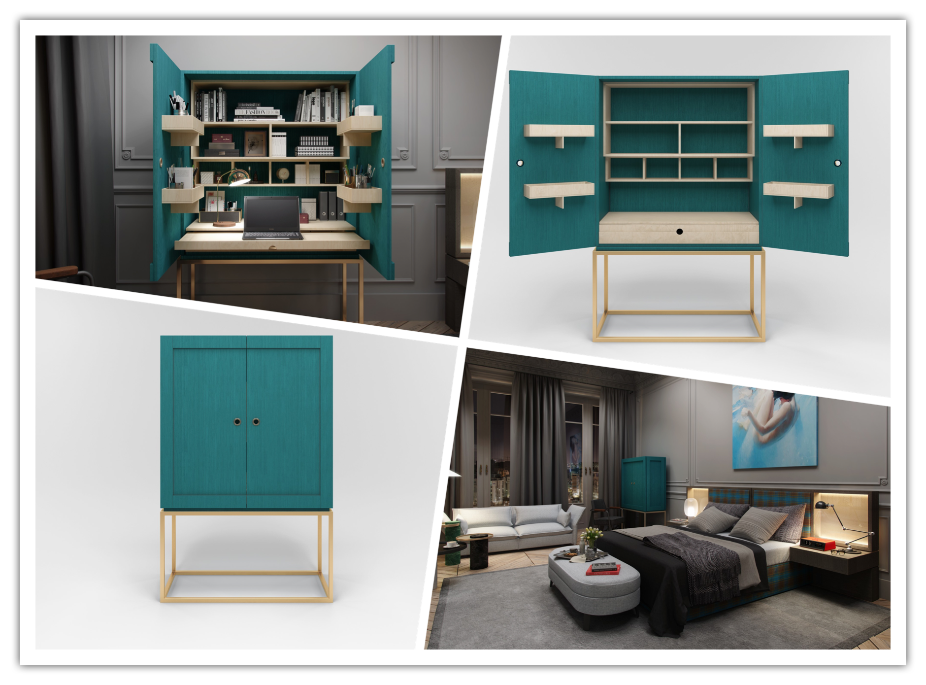 Box*C Home Office Cabinet | WRKBNCH-4