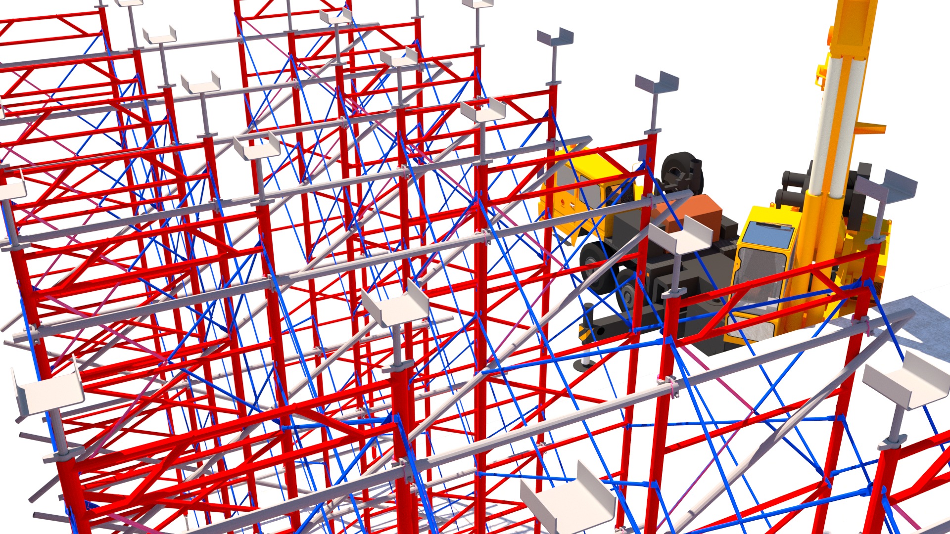 Bridge Table Formwork H20, Walers and Shorebrace Frames-6
