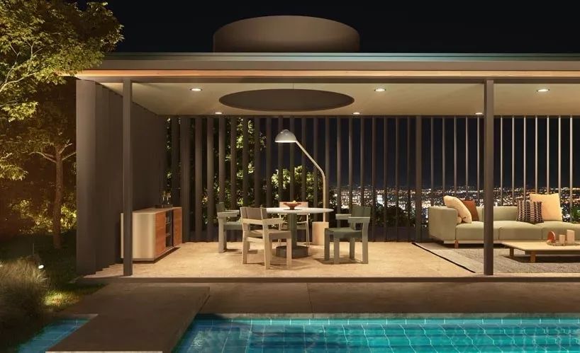 "理查德·努瓦 1963 年建筑的 vdl 顶层公寓更新"-11