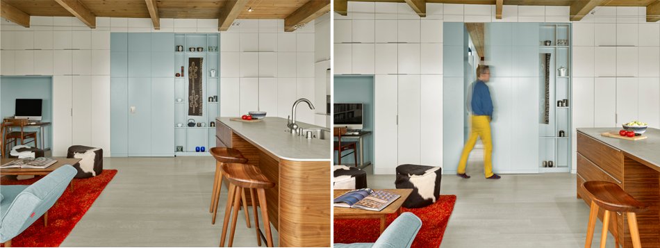 旧金山现代 Box 盒子收纳储藏四居室微型公寓-3