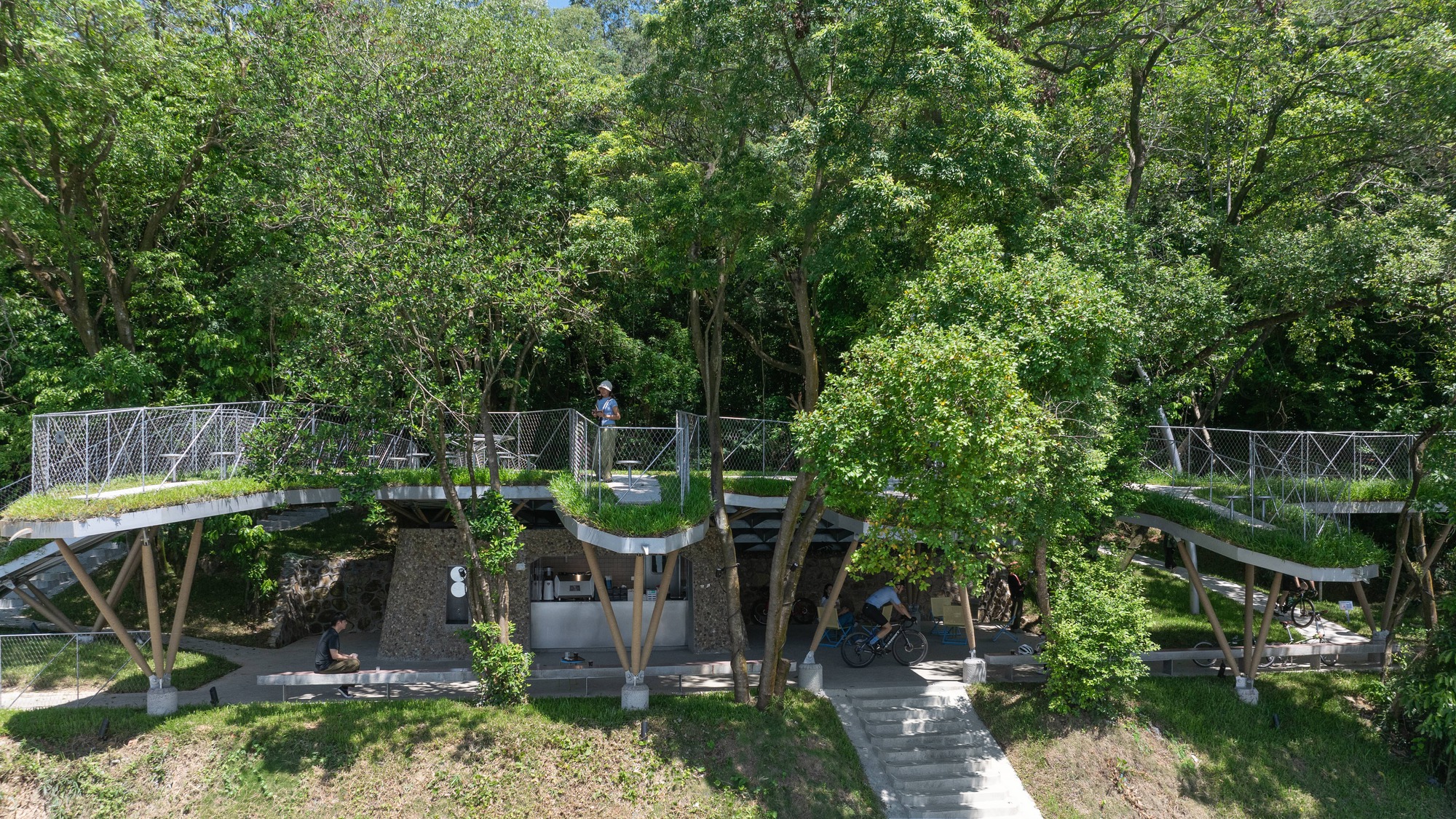 Five  Finger Pavilion（凤凰谷亭）丨中国惠州丨YXDesigners-63