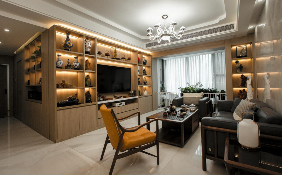 广州白云区 110㎡新中式雅居,打造亲子共享私密空间-2