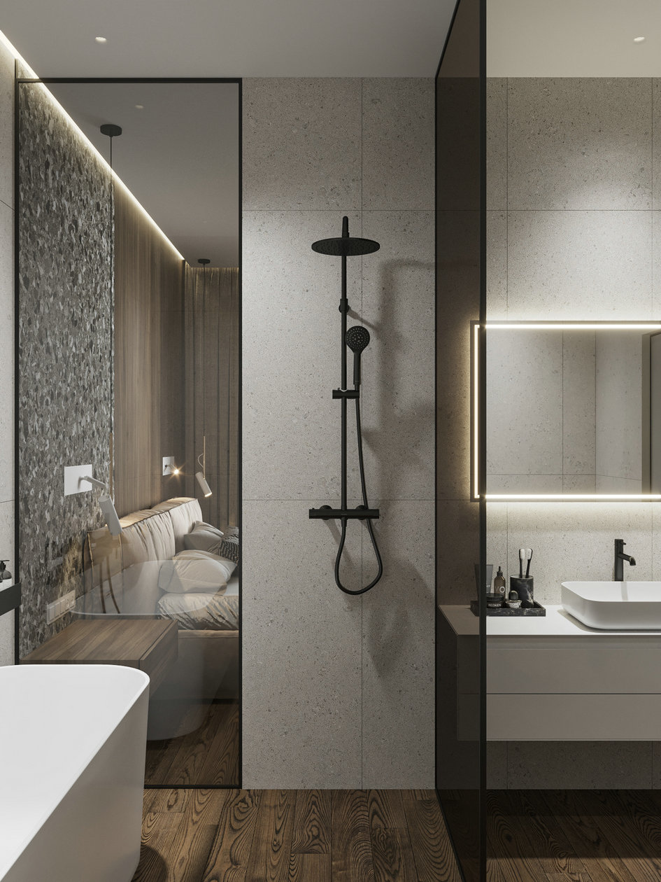 高级灰色系公寓设计-21