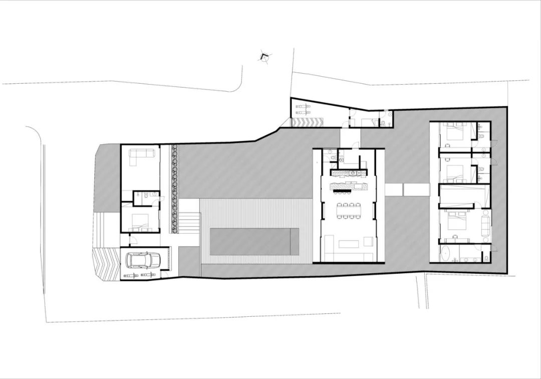 印度尼西亚 800㎡私密住宅,绿色景观中的混凝土盒子-33