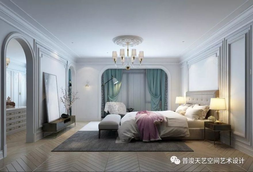 《逐光》孙谱淳 | 精致法式风,打造浪漫优雅家居空间-40