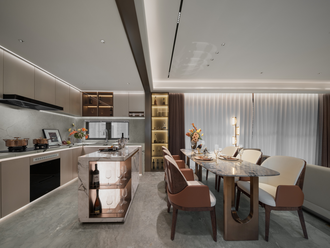 深圳鸿荣源珈誉府玖玺样板间丨中国深圳丨太谷形上（Taigorge Design）-31