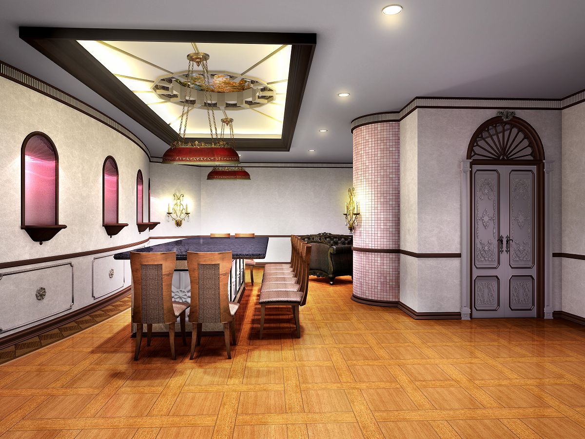 酒店高级餐厅建筑与CG透视制作丨エークリエイト-16