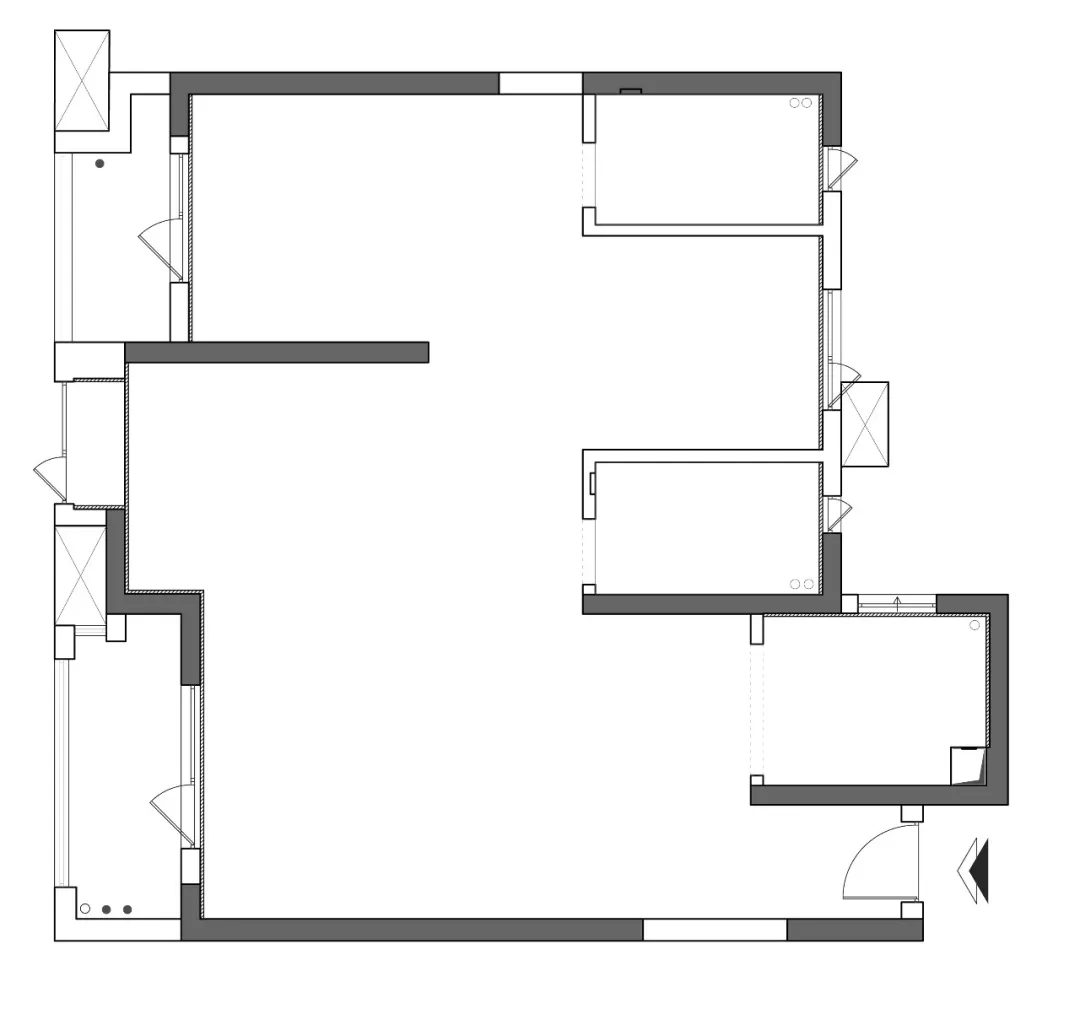 慕白｜115㎡的一居室，两人一猫的小美好-26
