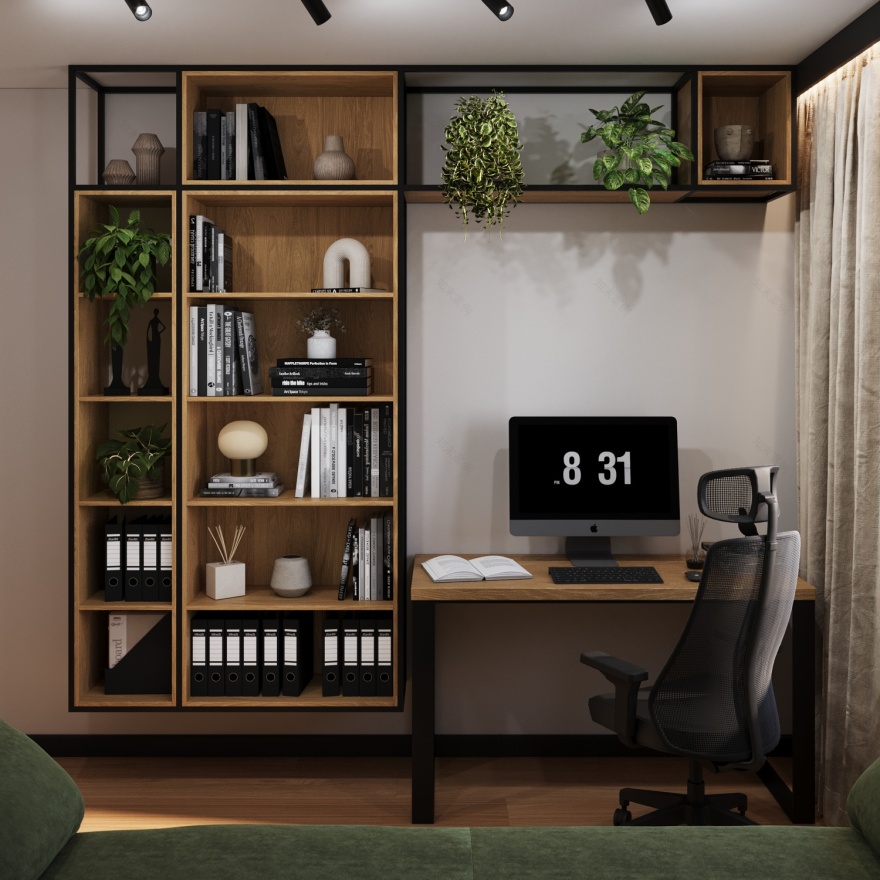 Earthy Elegance两居室公寓可视化项目丨波兰丨@nowakowska_interiors-33