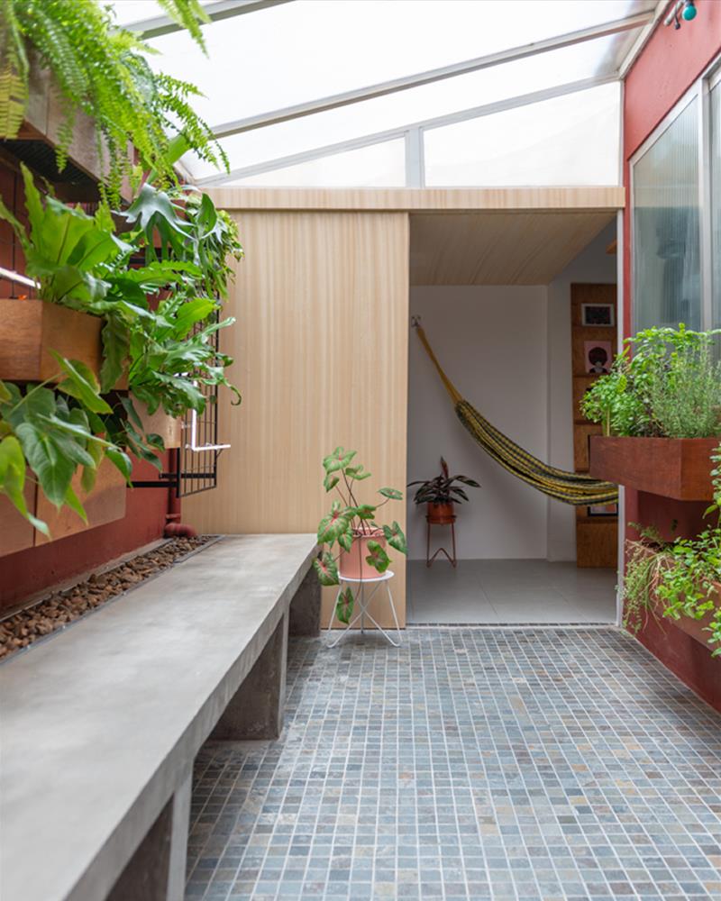 巴西 SP 公寓 | 独特木质设计，多功能客厅打造舒适住宅-10