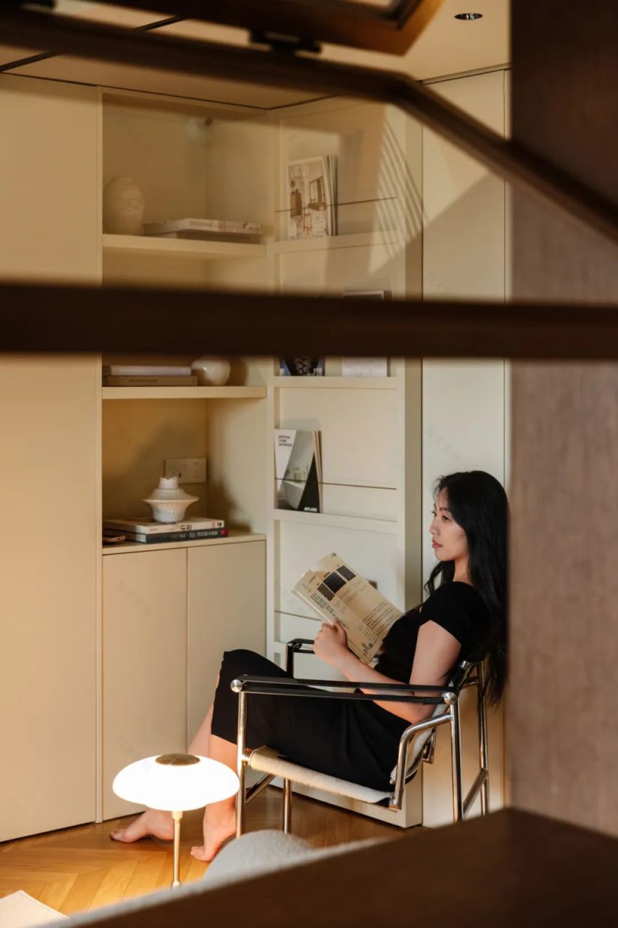 实景落地|72㎡极简轻法式的家,小户型也能住出平层感-45