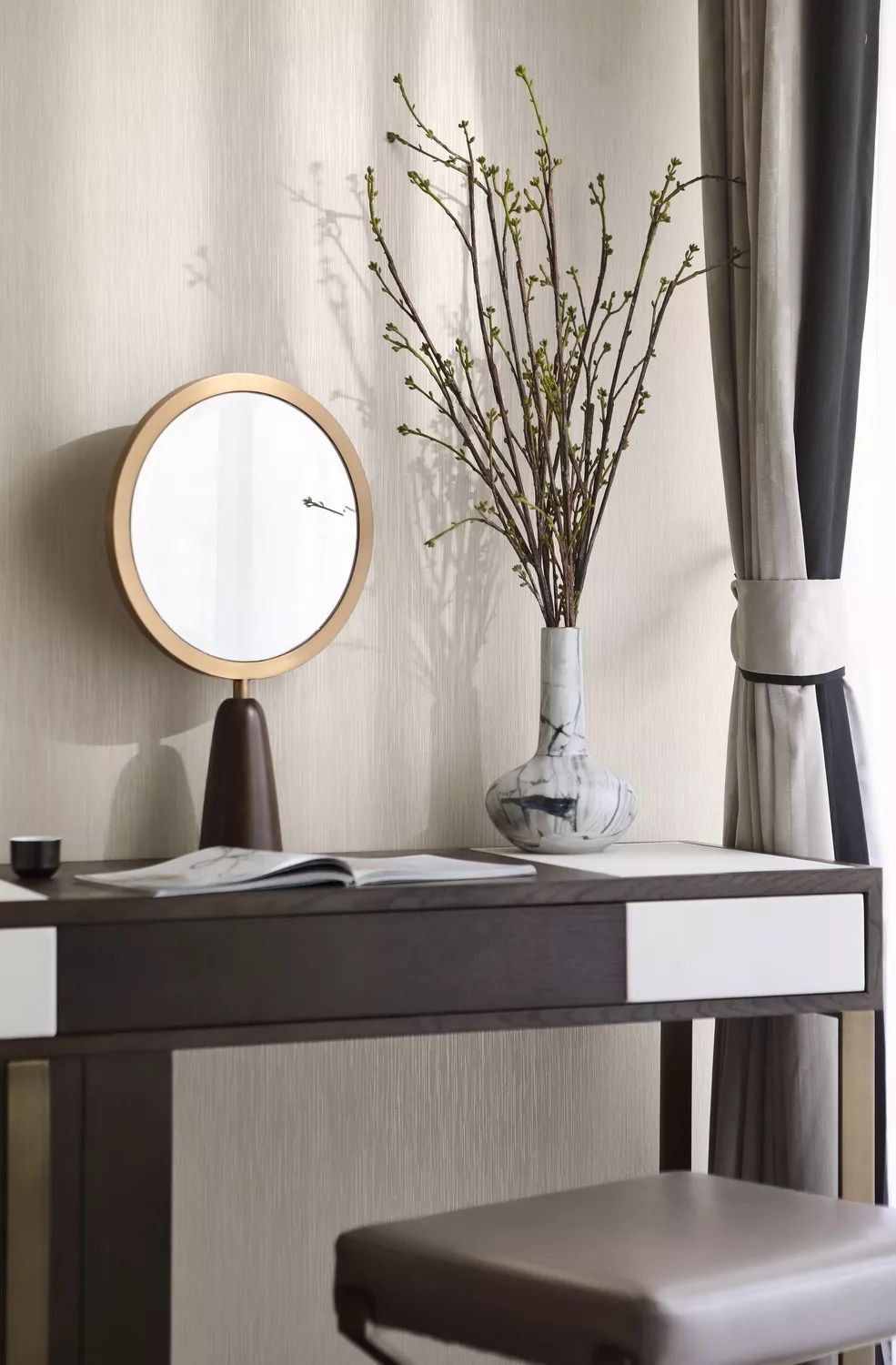 万科泉州金域滨江项目 | 新中式风格的优雅空间-25