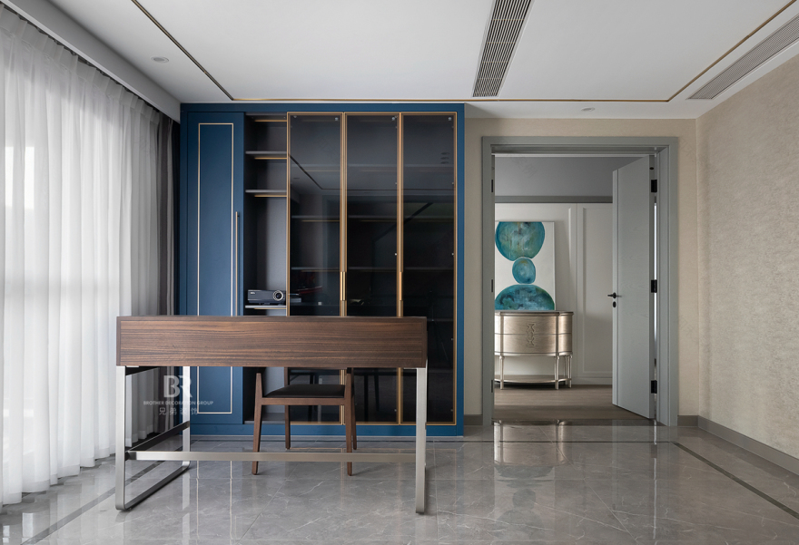 华宇天宫花城现代轻奢跃层装修设计-14