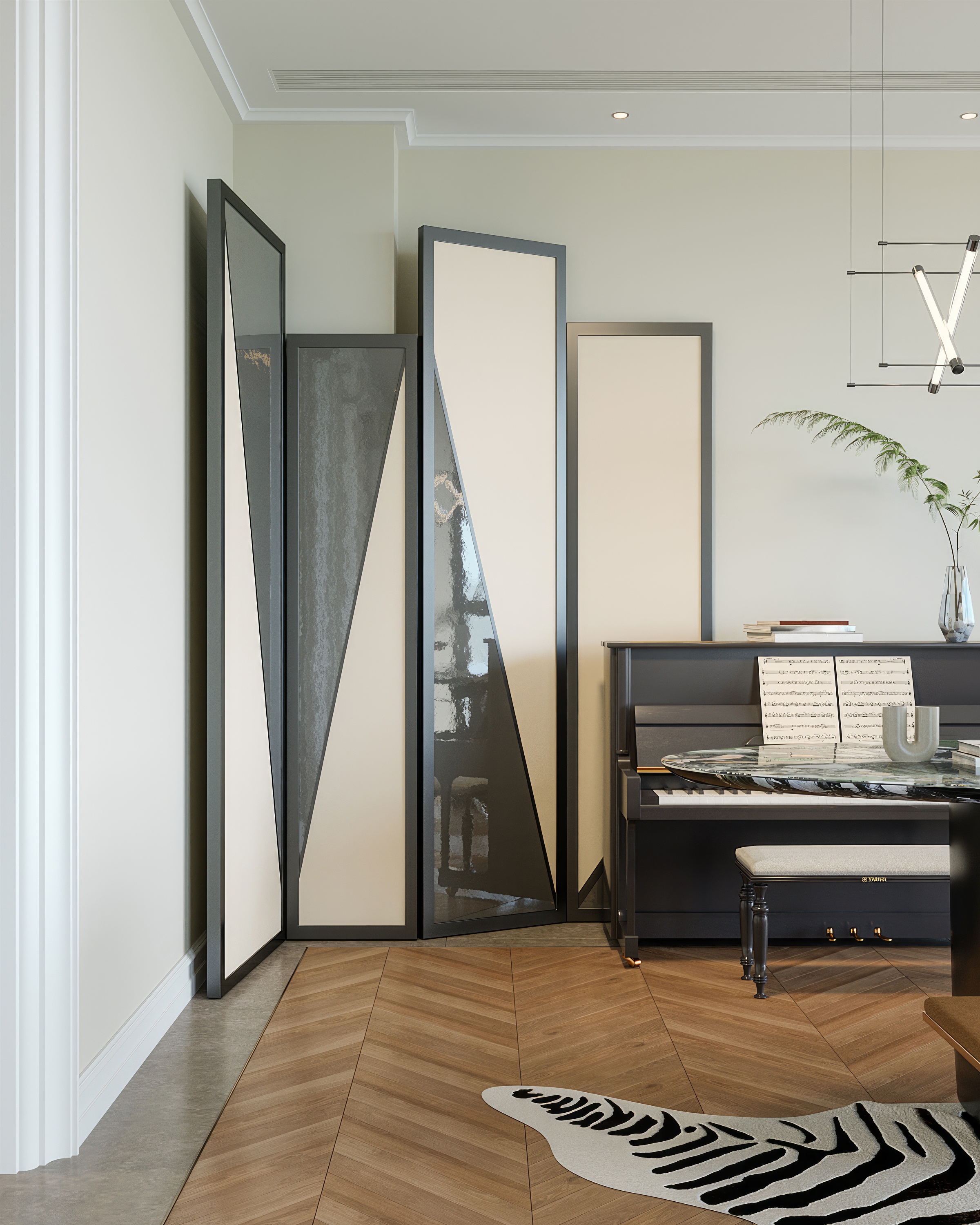 清馨美式客厅-7