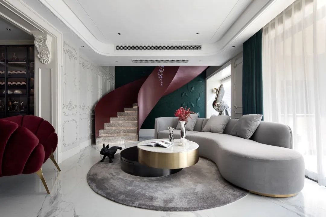 杭州空中别墅 · 弗拉明戈风情的现代法式设计丨中国杭州丨尚层装饰(北京)有限公司杭州分公司-2