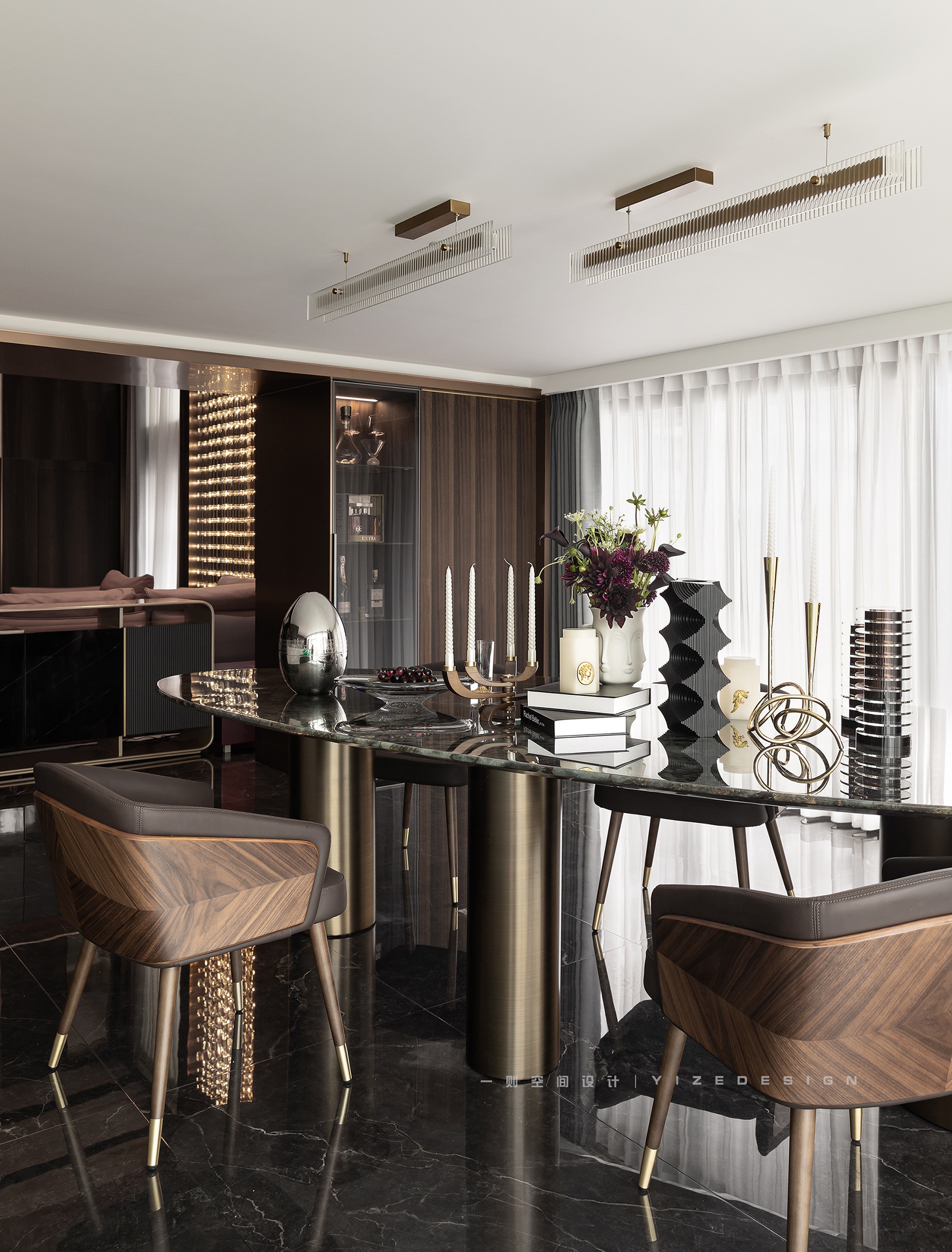 现代轻奢杭州跃层住宅设计丨中国杭州丨赵艺哲设计工作室-29