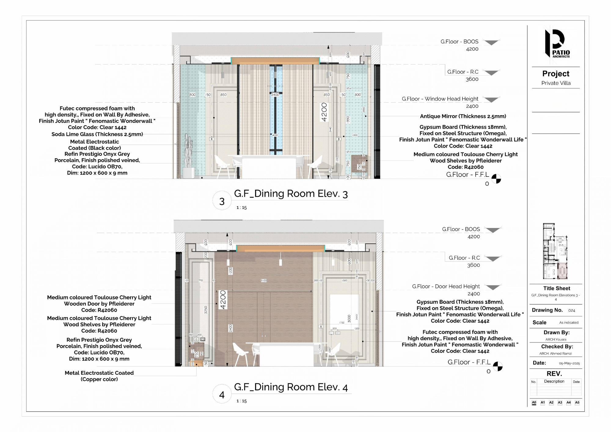会议室与餐厅室内设计丨沙特阿拉伯利雅得丨Patio Architects L.L.C-20