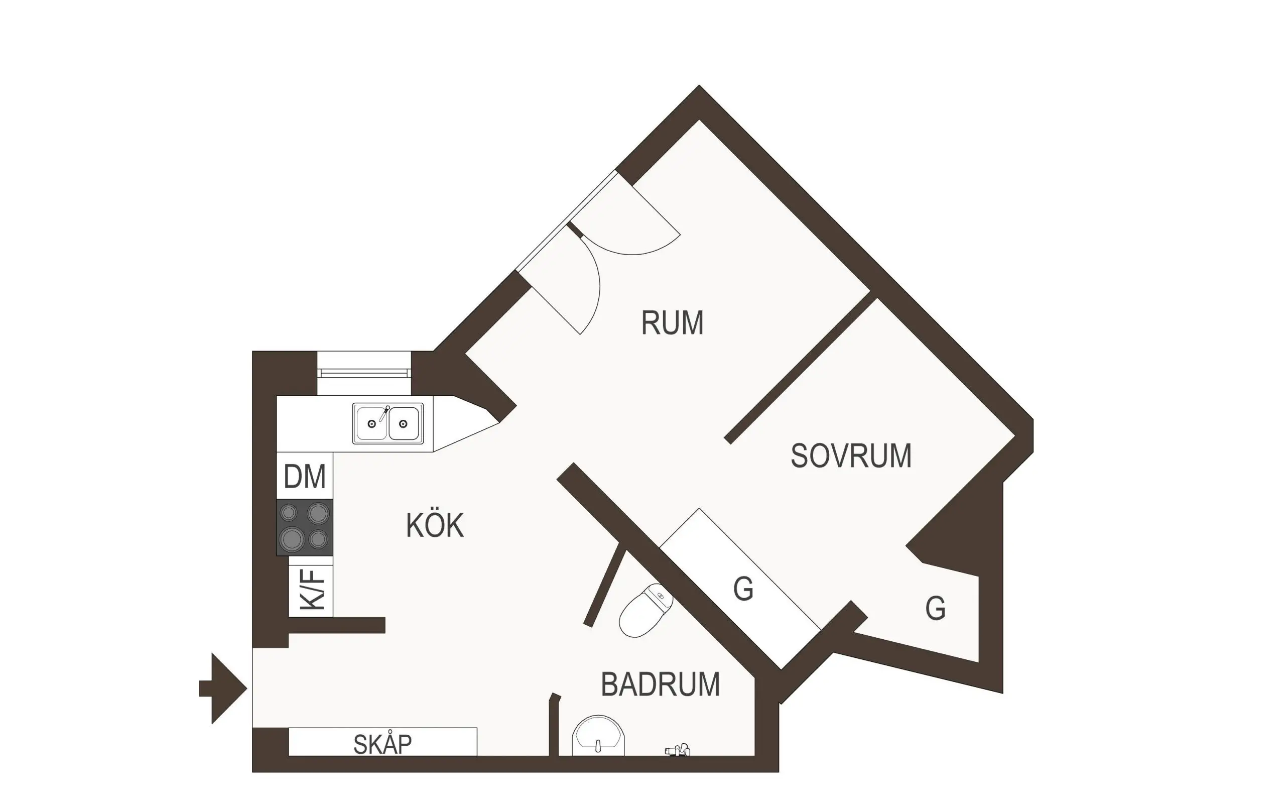 "阳光满满的 41m2 公寓 | 古老建筑中的现代活力"-15