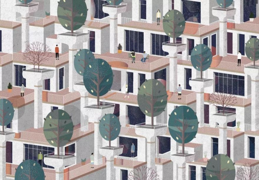 上海新地标“天安千树” | 托马斯·赫斯维克的天马行空之作-103