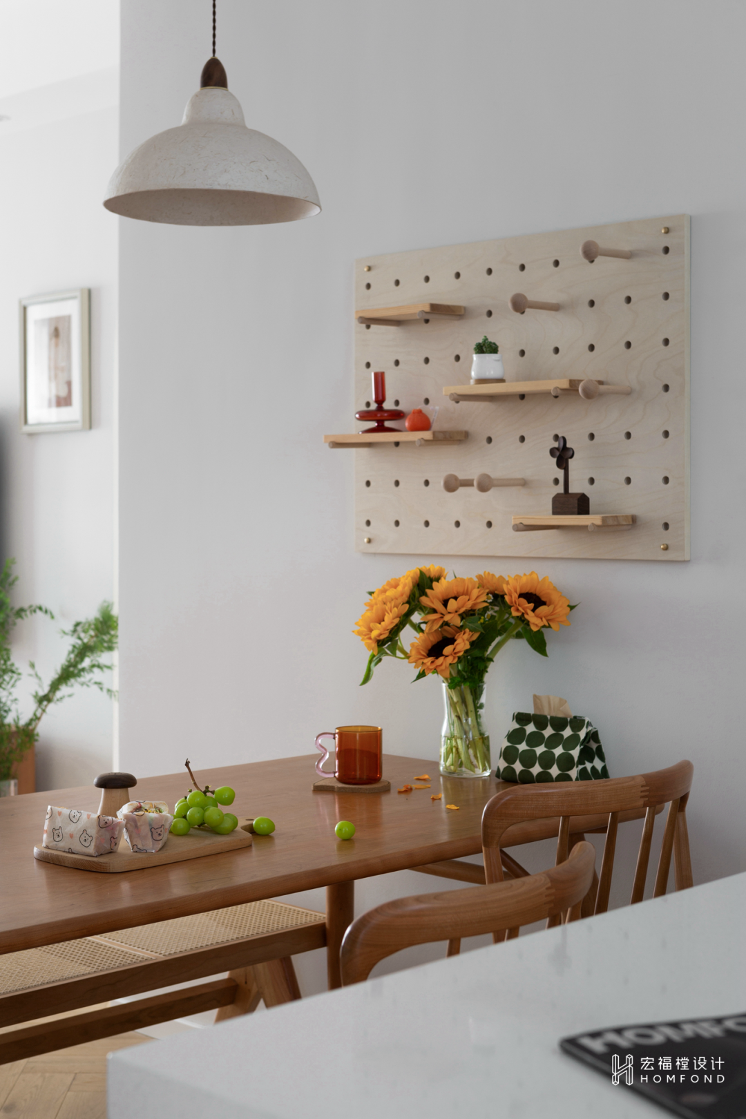 原木+奶茶色，随性自由的治愈空间 | 宏福樘设计-19