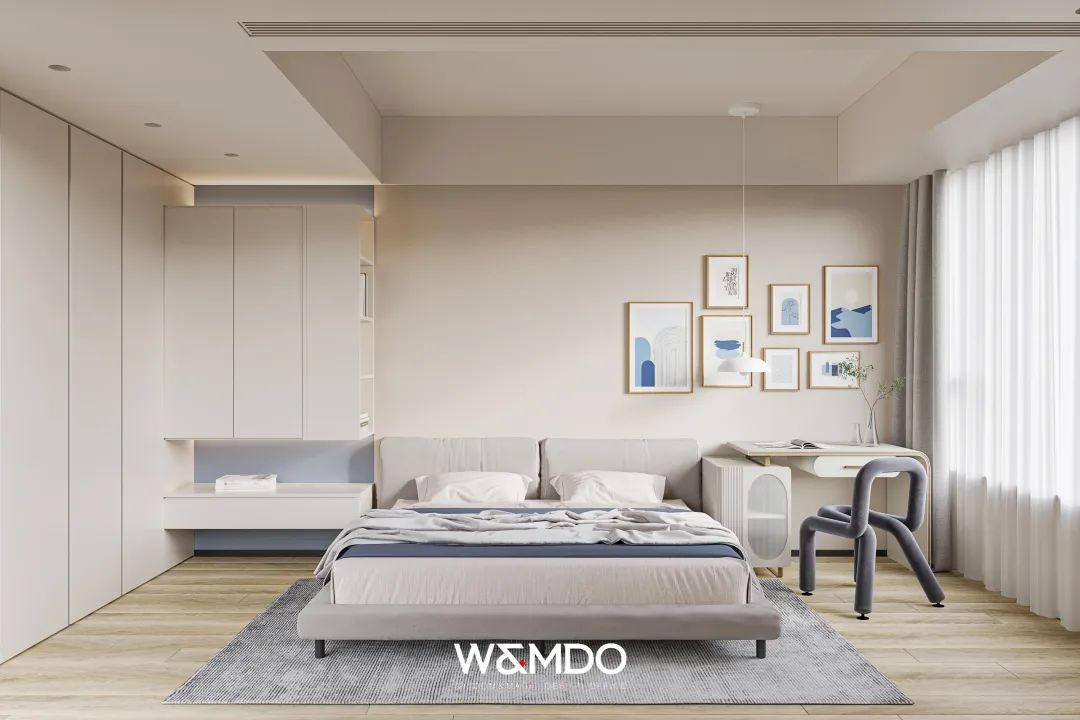 乐山大渡河府现代明亮家居空间设计丨中国乐山丨完美设计事务所-37