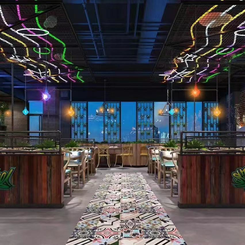 工装 工业风餐厅-5