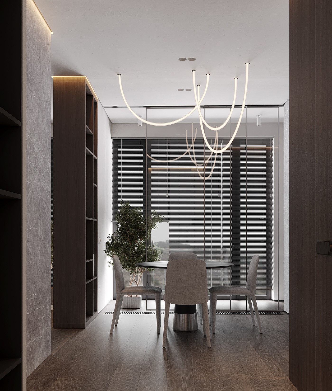 高级灰色系小空间公寓设计 超精致！-13