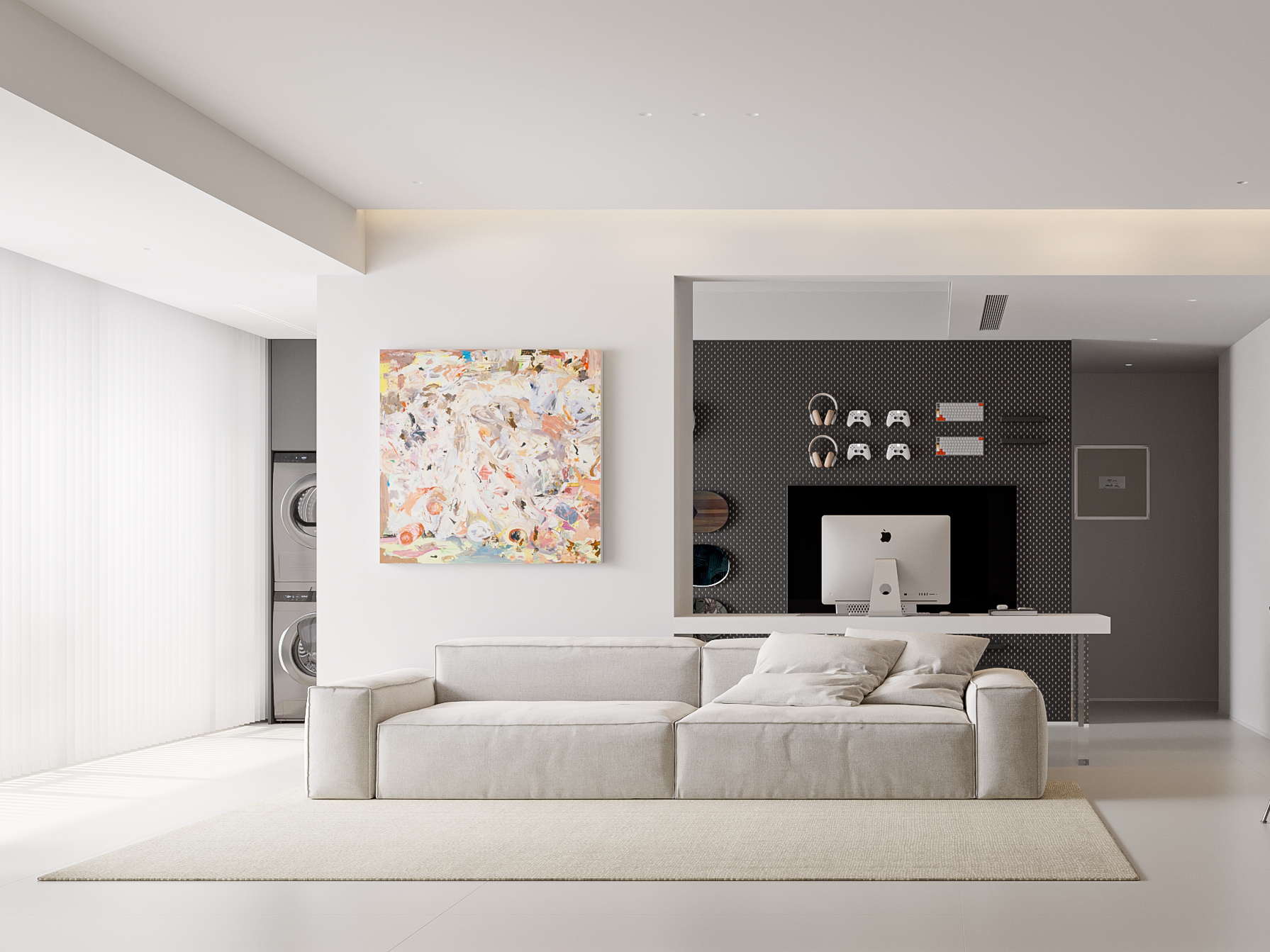 1986设计｜极简主义白色的房子，宁静与自由-7