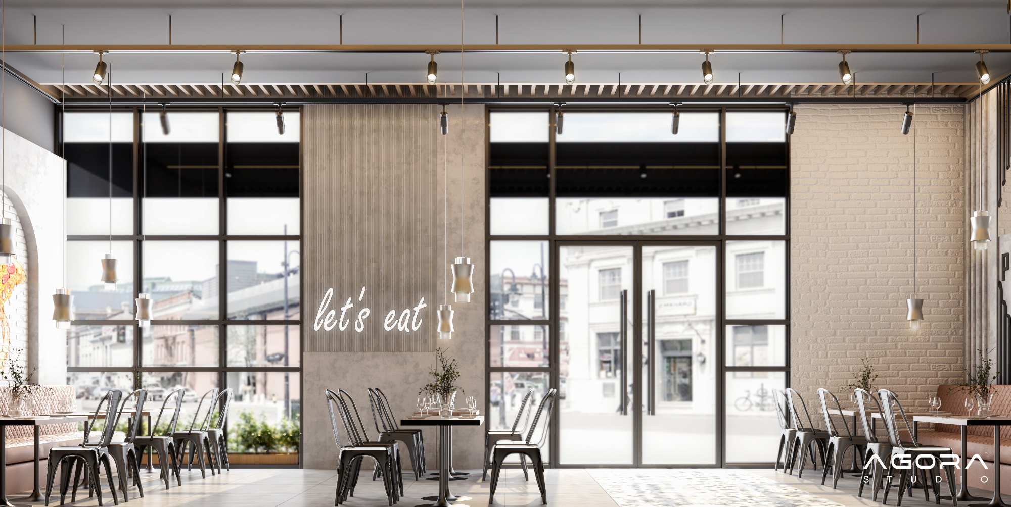Pizzeria Restaurant（工业风餐厅）丨沙特阿拉伯-12