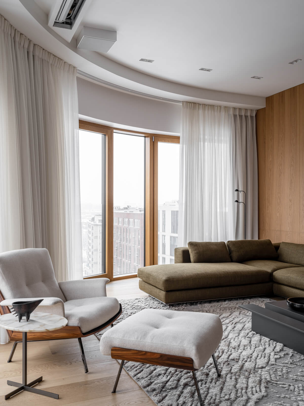 170 平方米的白色公寓丨俄罗斯莫斯科丨Ariana Ahmad-12