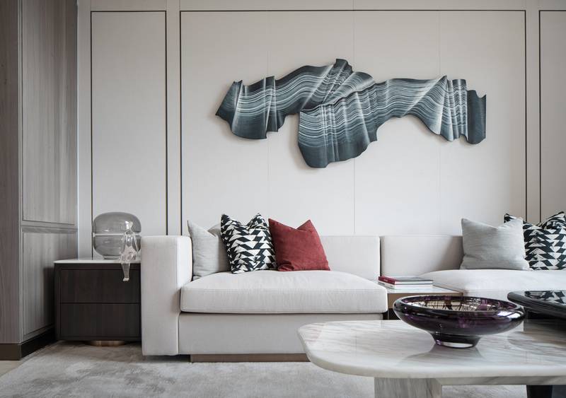 《湘江悦歌》现代东方风情空间设计-4