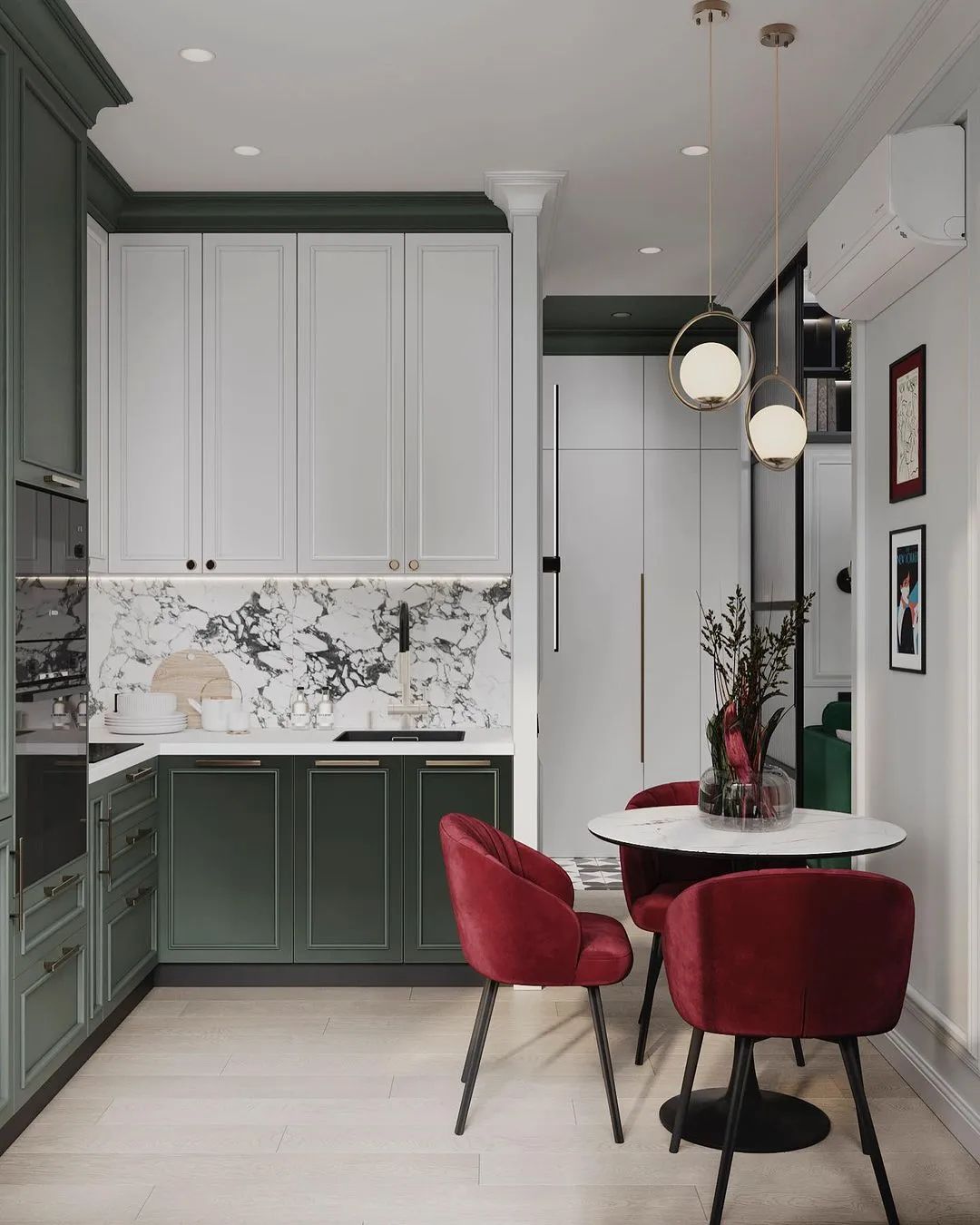 36㎡小宅变身法式浪漫空间丨Zotova Kseniya-22