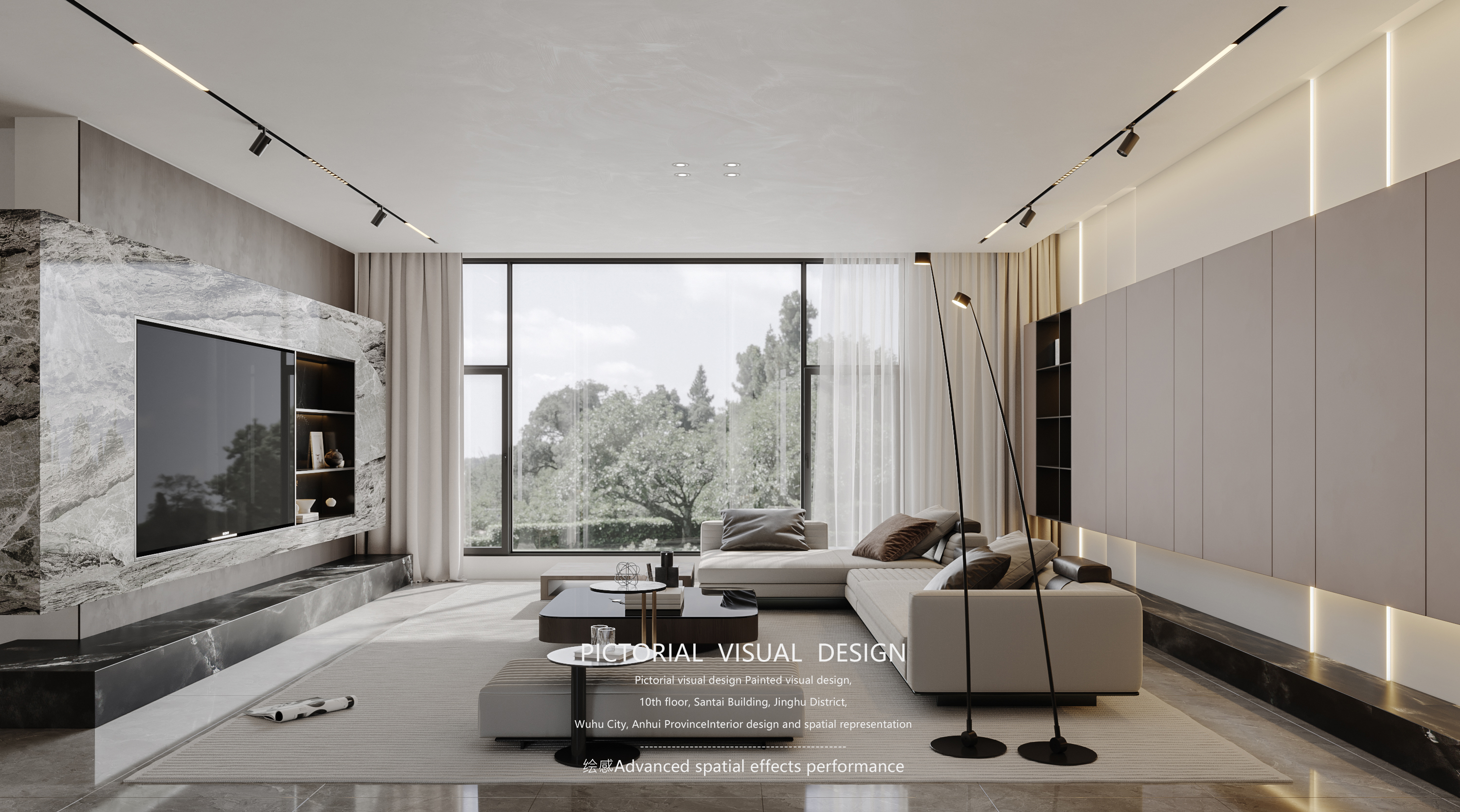 绘感视觉设计 | 暖色简约客餐厅-0