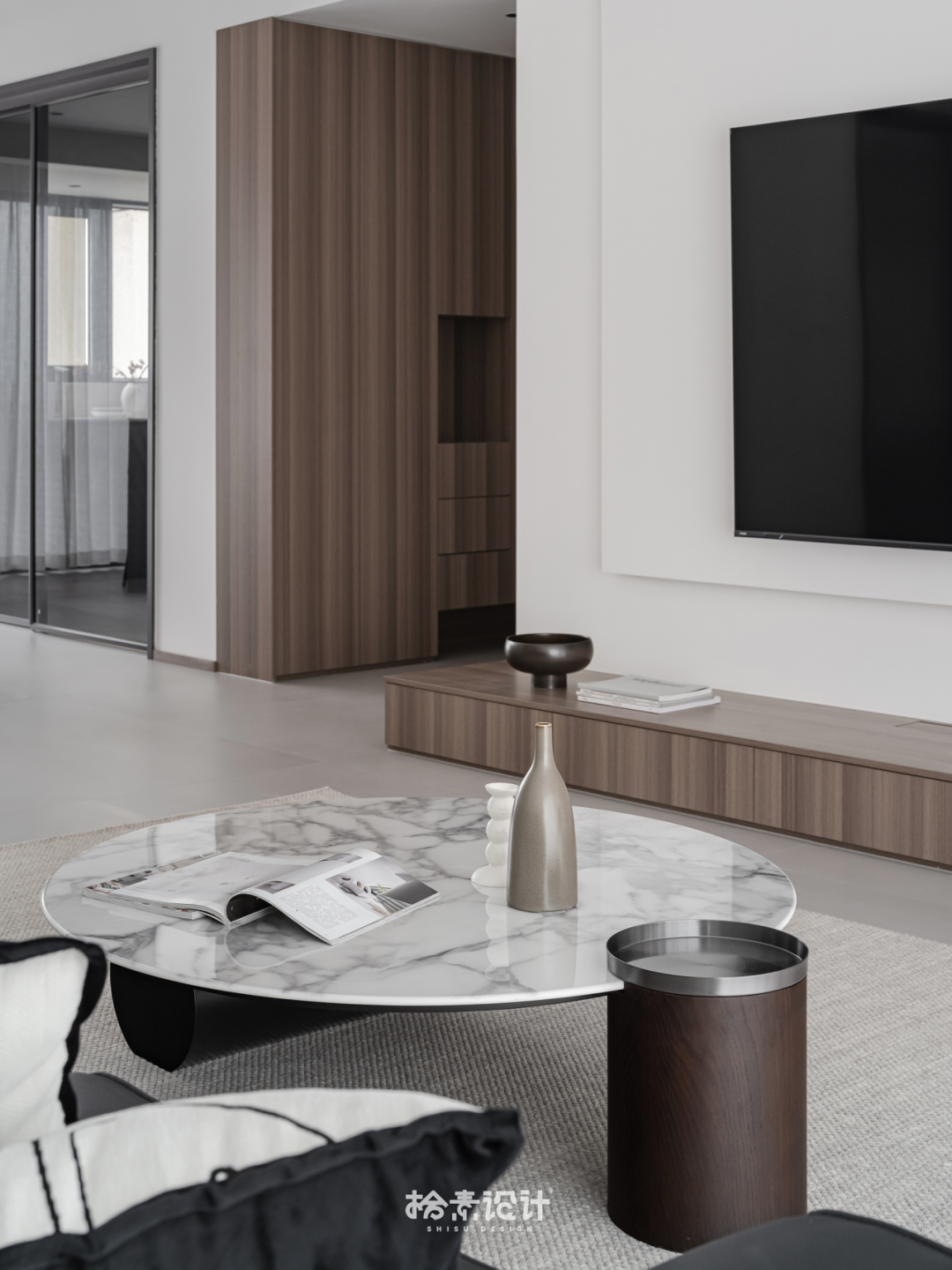 拾素設計 · 143㎡ · 多维度叙事,独居与共居都要舒适欢愉丨拾素设计-34