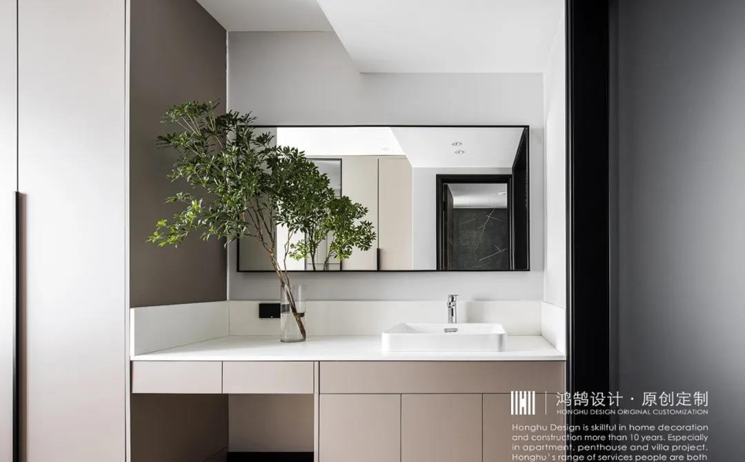 绍兴鸿鹄设计丨平层丨140平现代简约,汇筑年轻新生活-23