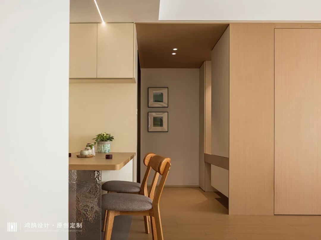 128㎡现代原木|砚书岁月，筑雅居栖自然。-21