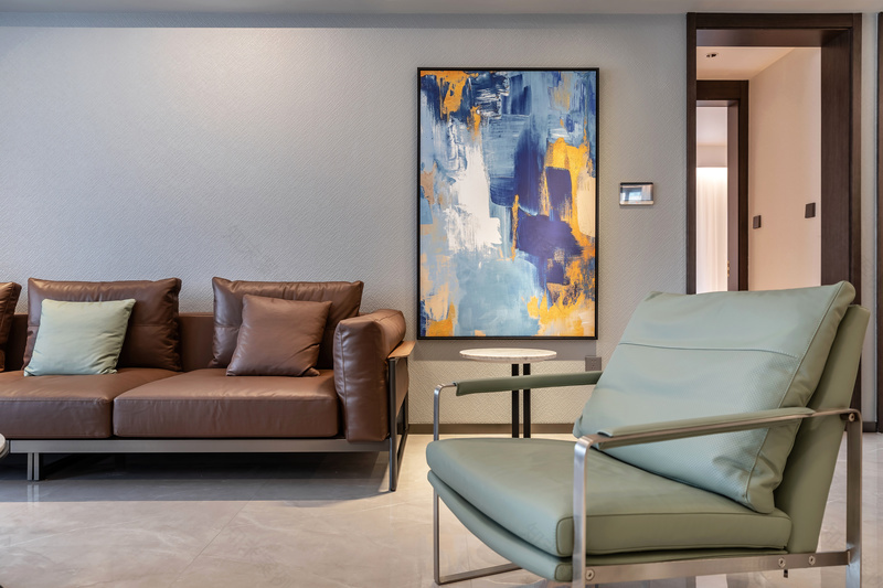 现代小筑 | 简约黑白灰,打造开阔视野的家-6