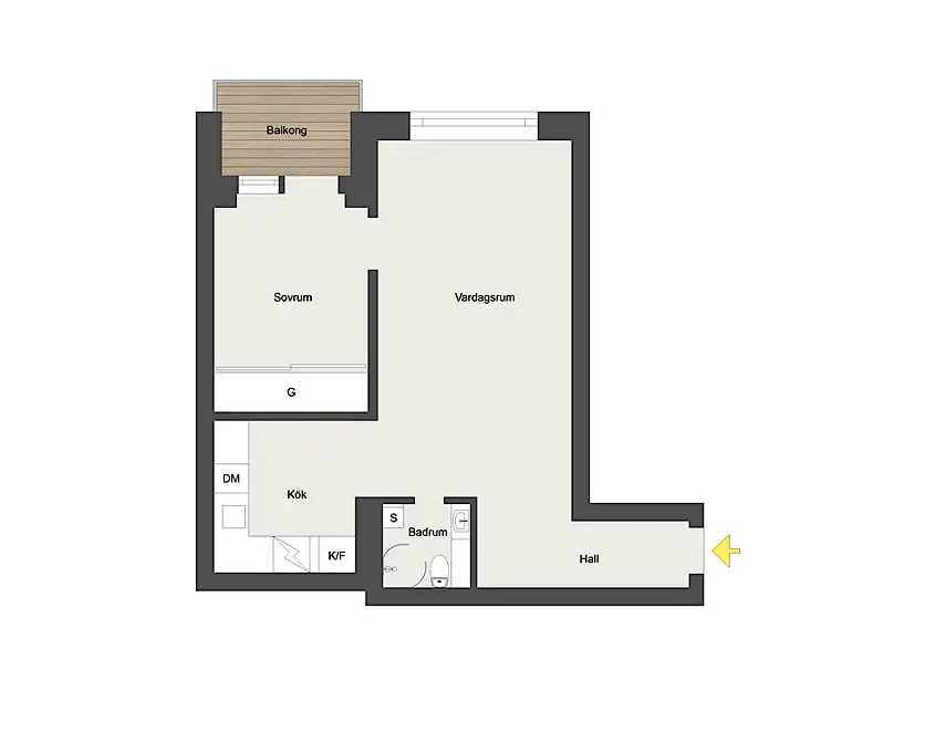 北欧小户型的灰色魅力-26