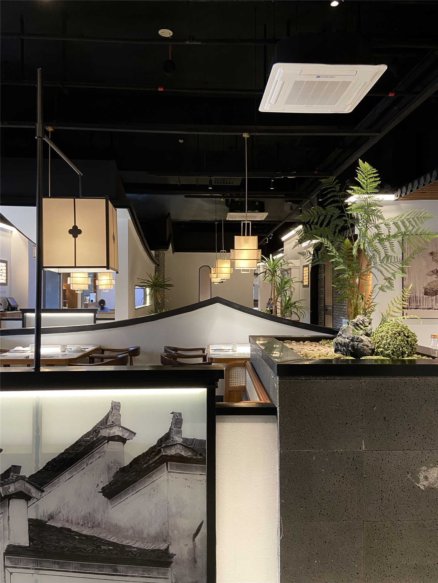 《淳圆外》餐厅 · 现代简约的新式徽派设计-15