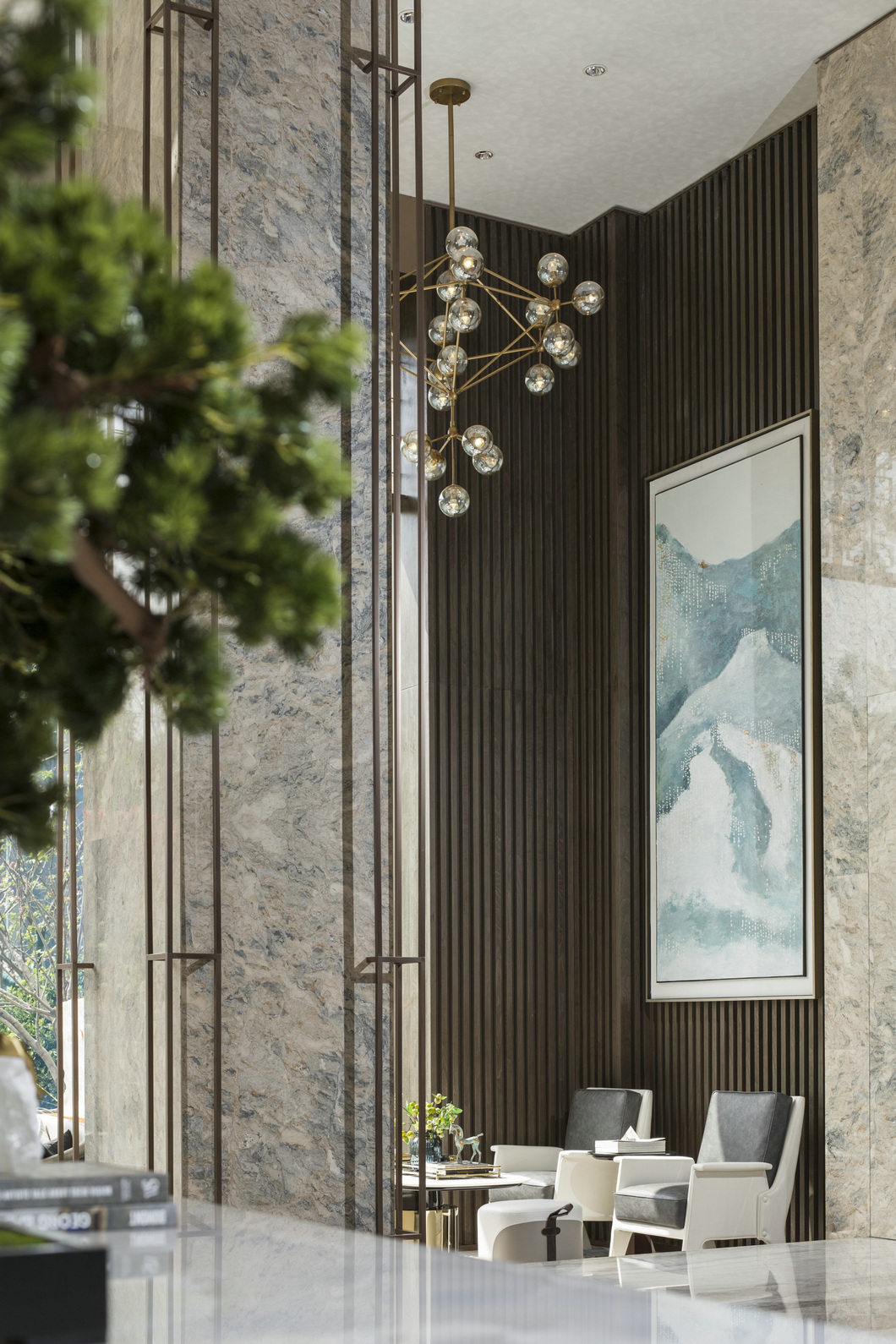 纳沃设计丨济南龙湖景粼原著售楼处-15