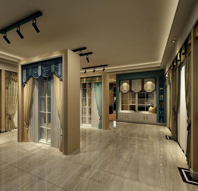 壁纸店.窗帘店设计案例效果图2-17