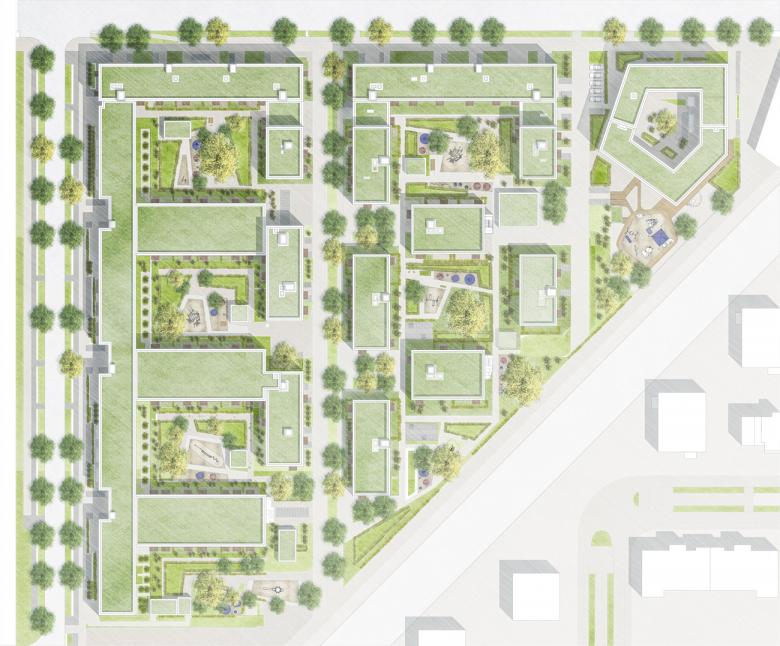 blocher partners丨Wohnquartier Hermann-Dorner-Allee Berlin丨德国-16