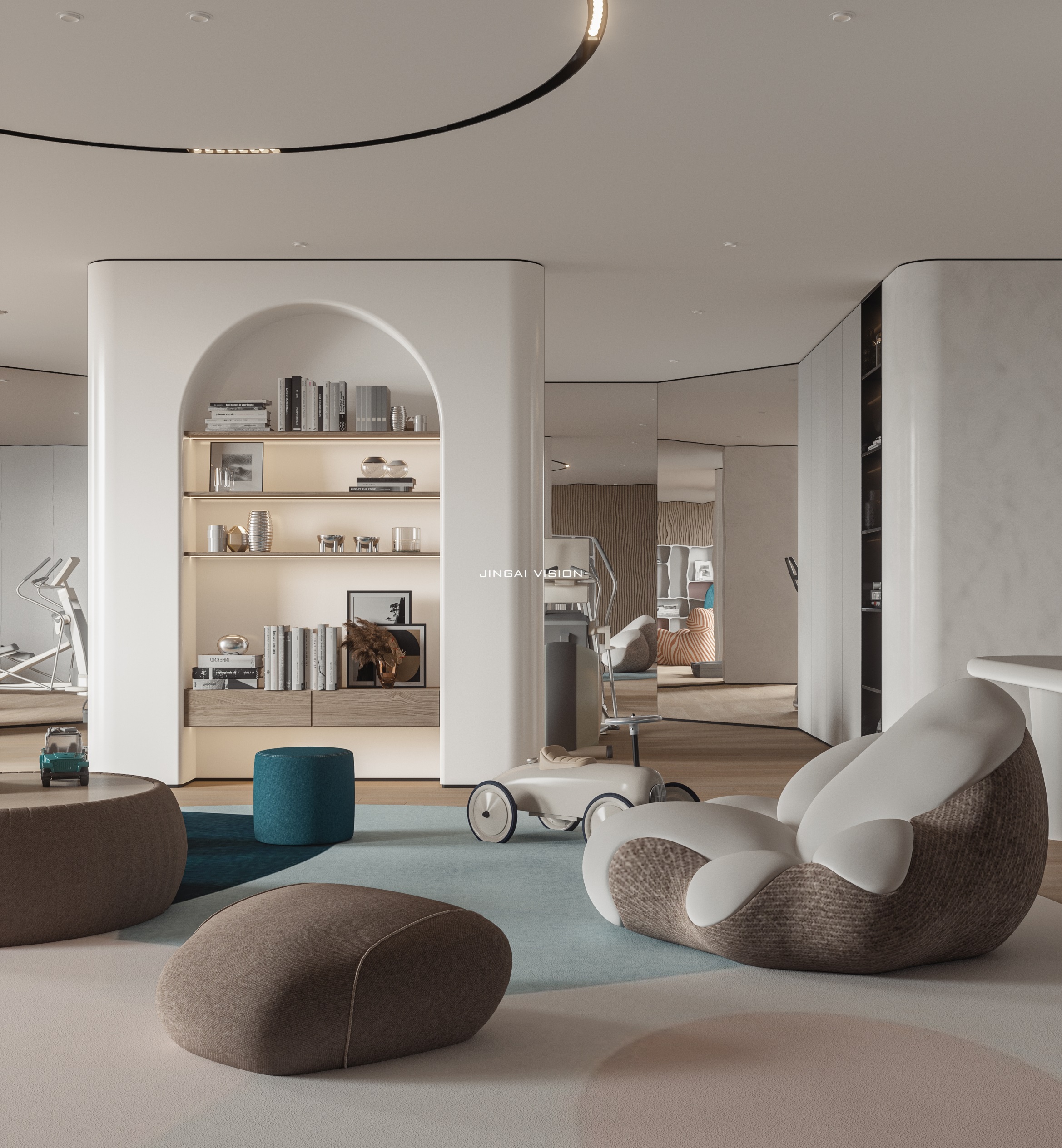 1700㎡豪华别墅设计丨中国义乌丨G SPACE DESIGN-49