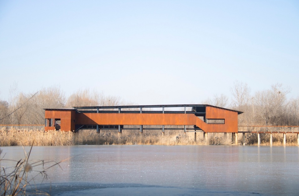 芦苇廊,观鸟屋等·邢襄生态园景观建筑系列丨中国河北丨北林风景建筑研究中心  段威工作室,上海领沃园林设计事务所  李工作室-8