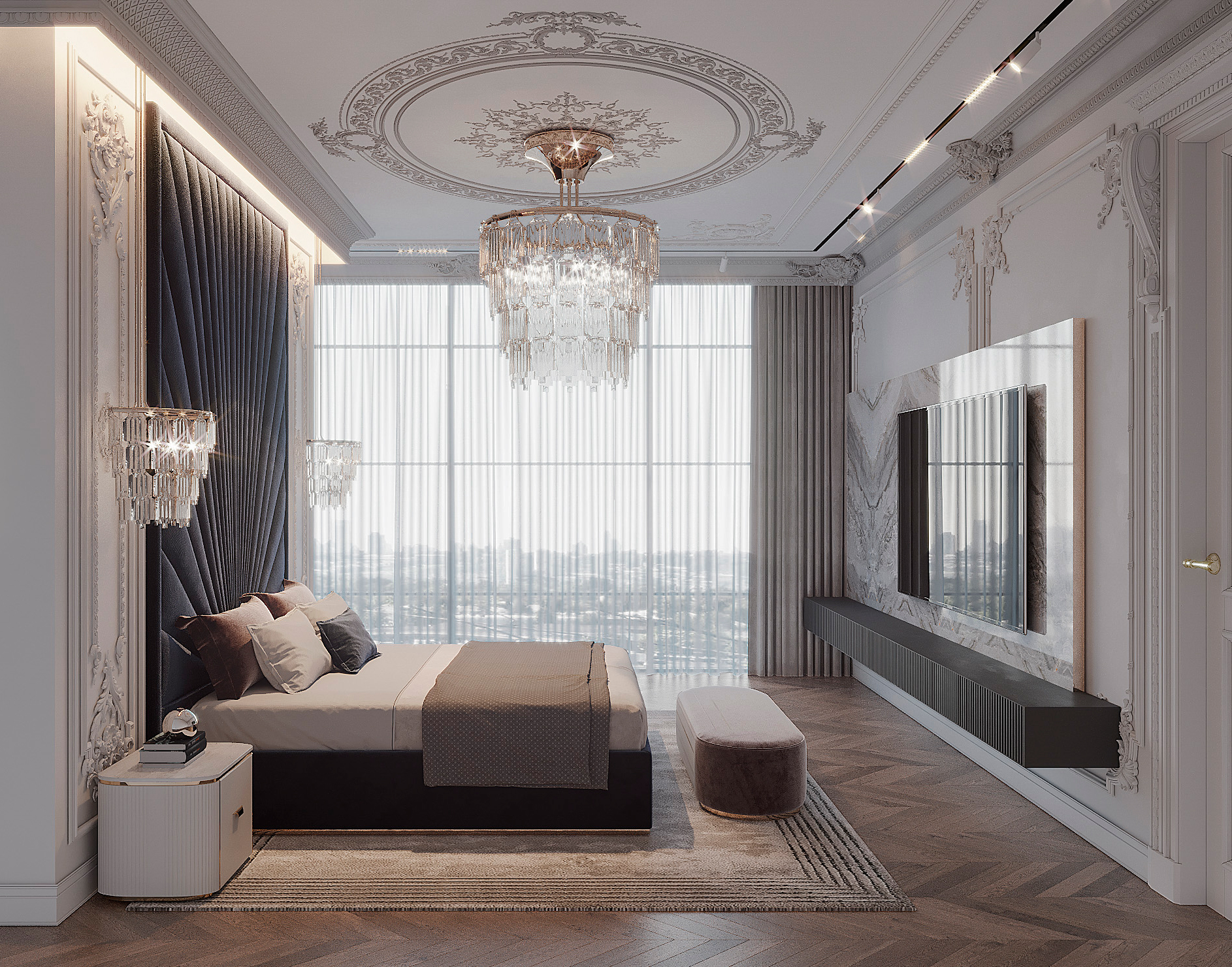 豪华卧室丨Mohammed Yossef-6