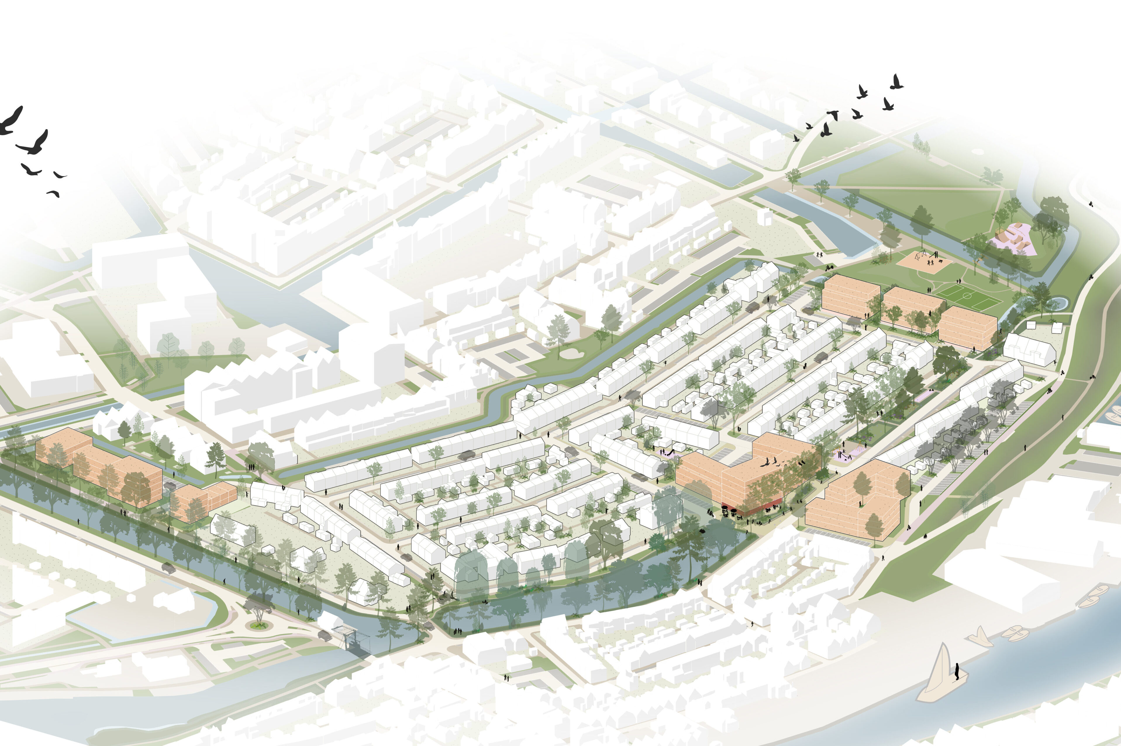 Muiden Noordwest | Wijkvernieuwing met respect voor het bestaande | Urhahn-0