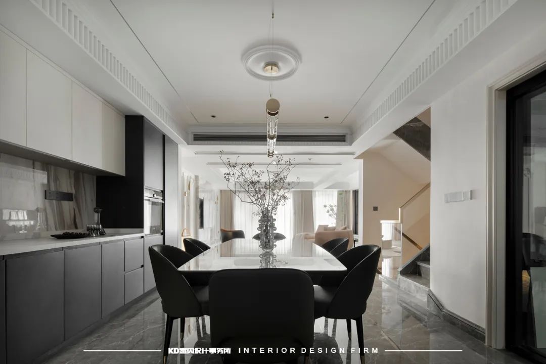重庆渝北区现代法式别墅设计丨中国重庆丨恺悦陈设,KD室内设计第一设计中心-93
