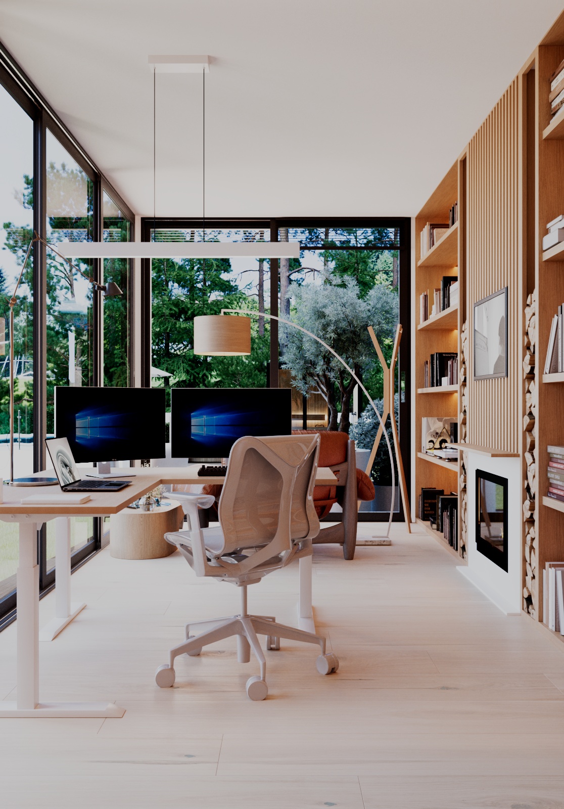 Garden Office Project & Outdoor Wellness area-5