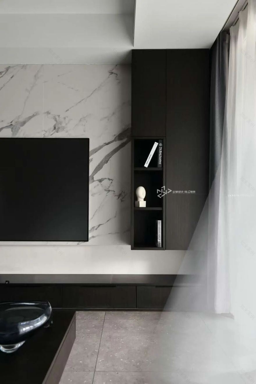 黑白灰调,塑造高级质感家居空间丨中国苏州丨袁相南-14