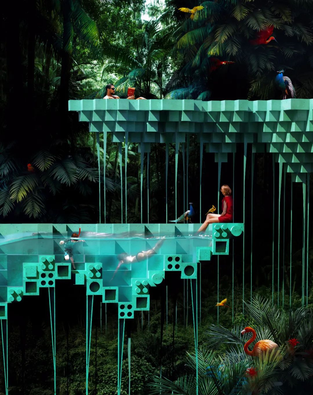 瀑布避难所丨Antireality-41